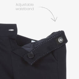 ابل اند لولا-بِدلة قطيفة وجيرسي لون كحلي أطفال ولادي | Childrensalon Outlet