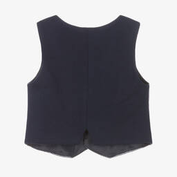 Abel & Lula-Boys Blue Waistcoat | Childrensalon Outlet