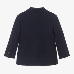 ابل اند لولا-جاكيت بلايزر أطفال ولادي ميلانو جيرسي لون كحلي | Childrensalon Outlet