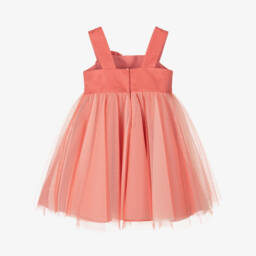 Abel & Lula-فستان تول وردي ناعم للبنات | Childrensalon Outlet
