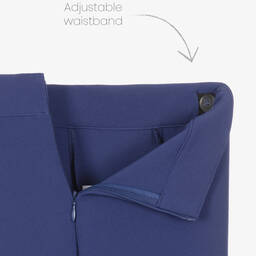 Abel & Lula-Синие брюки из крепа с оборкой | Childrensalon Outlet