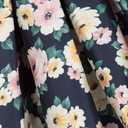 Abel & Lula-Синее платье с цветами для девочек | Childrensalon Outlet