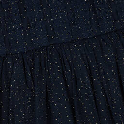 Abel & Lula-Сине-золотистое блестящее платье из тюля | Childrensalon Outlet