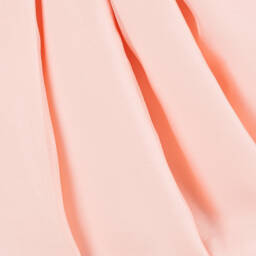 Abel & Lula-Girls Blush Organza Bow Gown | Childrensalon Outlet