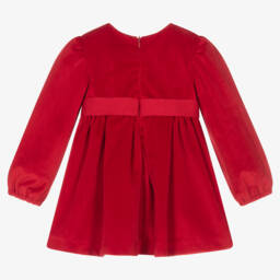 Abel & Lula-Красное бархатное платье | Childrensalon Outlet