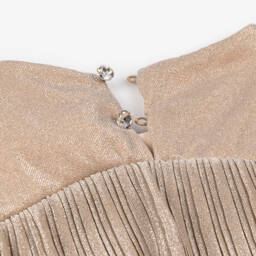 Abel & Lula-طقم ذهبي براق للبنات | Childrensalon Outlet