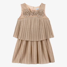 Abel & Lula-طقم ذهبي براق للبنات | Childrensalon Outlet