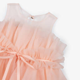 Abel & Lula-Girls Delicate Pink Tulle Frock | Childrensalon Outlet