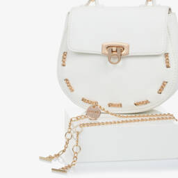 Abel & Lula-Элегантная кремовая сумочка с цепочкой для девочек | Childrensalon Outlet