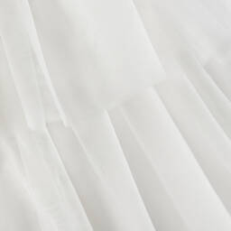 Abel & Lula-Girls Elegant Ivory Tulle Gown | Childrensalon Outlet