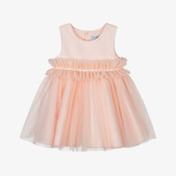 Abel & Lula-فستان تول وردي أنيق للبنات | Childrensalon Outlet