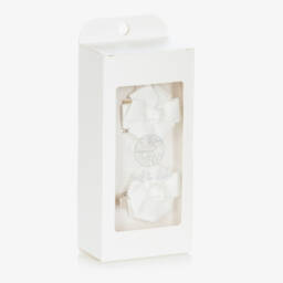 Abel & Lula-Girls Gold & Ivory Hair Set | Childrensalon Outlet