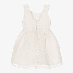 Abel & Lula-Girls Ivory Circle Lace Dress | Childrensalon Outlet