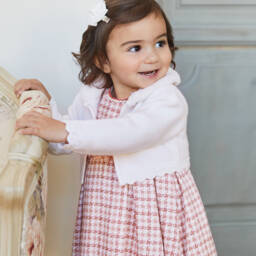 Abel & Lula-Girls Ivory Knit Cardigan | Childrensalon Outlet