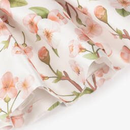 Abel & Lula-Girls Ivory Satin Blossom Dress | Childrensalon Outlet