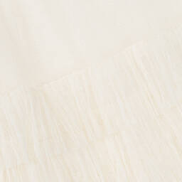 Abel & Lula-Girls Ivory Tulle & Lace Trim Dress | Childrensalon Outlet