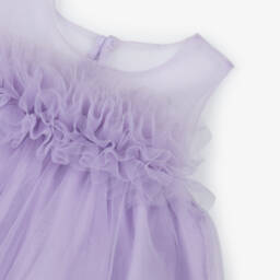 Abel & Lula-Girls Lavender Tulle Gown | Childrensalon Outlet