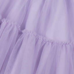 Abel & Lula-Girls Lavender Tulle Gown | Childrensalon Outlet