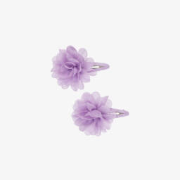 Abel & Lula-Girls Lilac Blossom Hair Adornments | Childrensalon Outlet