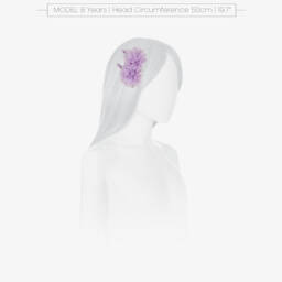 Abel & Lula-Girls Lilac Blossom Hair Adornments | Childrensalon Outlet