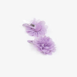 Abel & Lula-Girls Lilac Blossom Hair Adornments | Childrensalon Outlet
