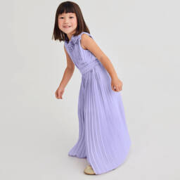 Abel & Lula-Комбинезон из сиреневого шифона для девочек | Childrensalon Outlet