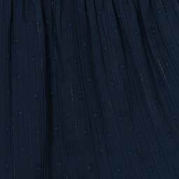 Abel & Lula-Girls Navy Blue Chiffon Dress | Childrensalon Outlet