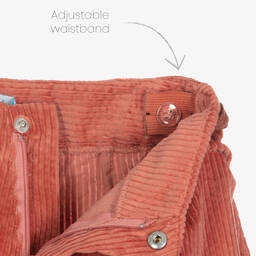 Abel & Lula-Girls Pink Corduroy Shorts | Childrensalon Outlet