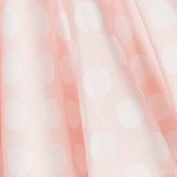 Abel & Lula-Girls Pink Polka Dot Dress | Childrensalon Outlet