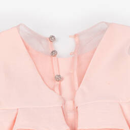 Abel & Lula-Girls Pink Sparkle Tulle Gown | Childrensalon Outlet