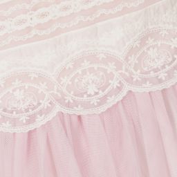 Abel & Lula-Розовое платье из тюля и кружева для девочек | Childrensalon Outlet