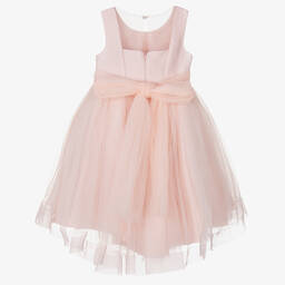 Abel & Lula-Girls Pink Tulle Waterfall Dress | Childrensalon Outlet