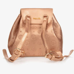 Abel & Lula-Girls Rose Gold Backpack (21cm) | Childrensalon Outlet