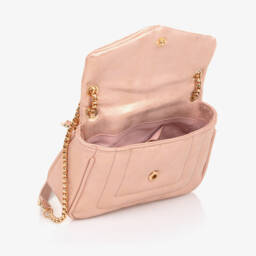 Abel & Lula-Girls Shimmering Rose Quilted Purse | Childrensalon Outlet