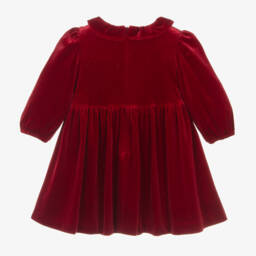 Abel & Lula-Girls Velvet Glitter Dress | Childrensalon Outlet