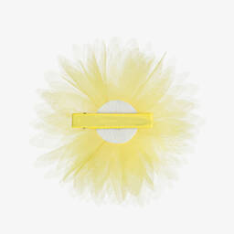 Abel & Lula-مشبك للشعر لون أصفر مزين بوردة للبنات (12 سم) | Childrensalon Outlet