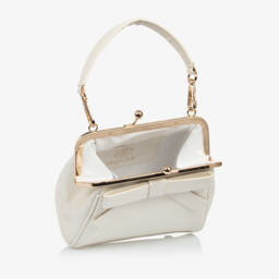 Abel & Lula-حقيبة بناتية عاجية مزينة بعقدة | Childrensalon Outlet