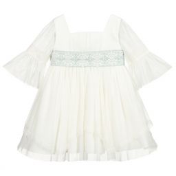 Abel & Lula-Ivory Tulle & Lace Dress | Childrensalon Outlet