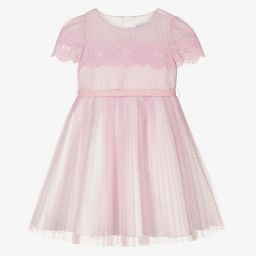 Abel & Lula-Фиолетовое плиссированное платье из тюля | Childrensalon Outlet