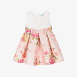 Abel & Lula-فستان ساتان مزهر للبنات الصغيرات | Childrensalon Outlet