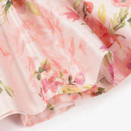 Abel & Lula-فستان ساتان مزهر للبنات الصغيرات | Childrensalon Outlet