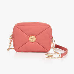 Abel & Lula-Pink Quilted Faux Leather Bag (17cm) | Childrensalon Outlet