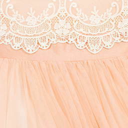 Abel & Lula-Pink Tulle & Lace Dress1 | Childrensalon Outlet