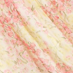 Abel & Lula-Pink & Yellow Chiffon Dress | Childrensalon Outlet