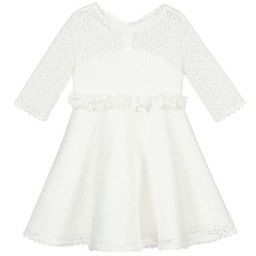 Abel & Lula-White Lace Flower Dress | Childrensalon Outlet