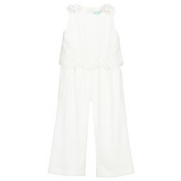 Abel & Lula-White Lace Jumpsuit | Childrensalon Outlet