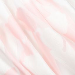 Abel & Lula-White & Pink Satin Dress | Childrensalon Outlet