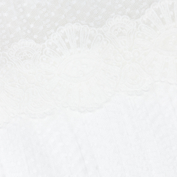 Abel & Lula-Белое плиссированное платье из тюля | Childrensalon Outlet