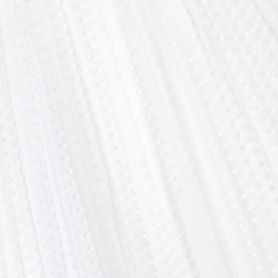 Abel & Lula-Белое плиссированное платье из тюля | Childrensalon Outlet