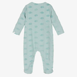 ابسوربا-بيبي غرو قطن وقطيفة لون أزرق أكوا للأطفال | Childrensalon Outlet